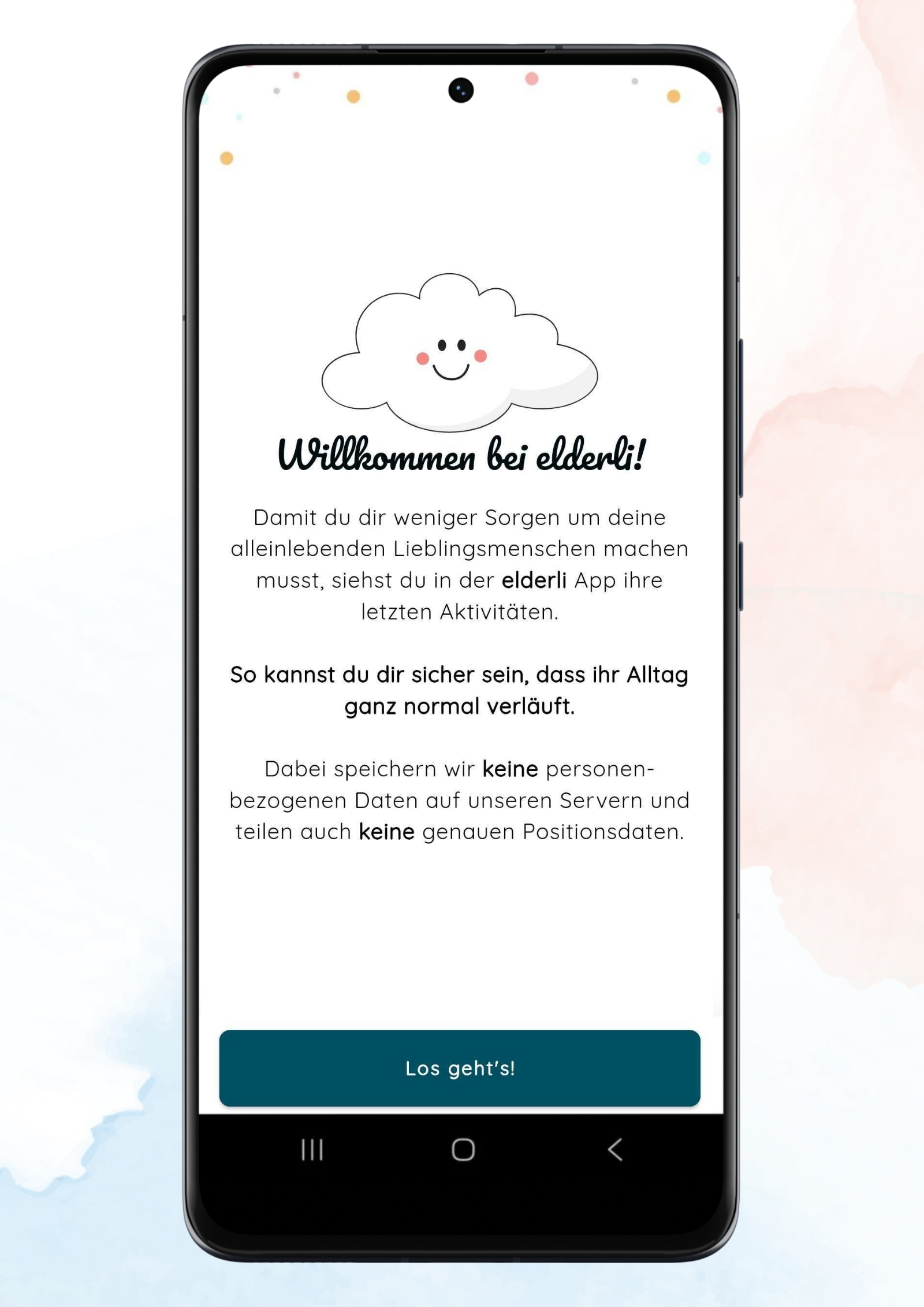 elderli Mock Up - Willkommen